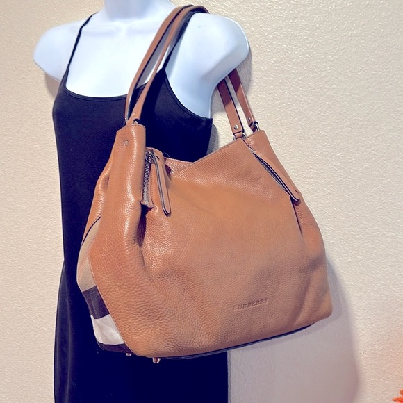 BURBERRY MAIDSTONE leather and nova check shoulder bag - Picture 15 of 15